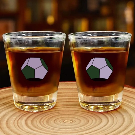 platonic solid Shot Glasses