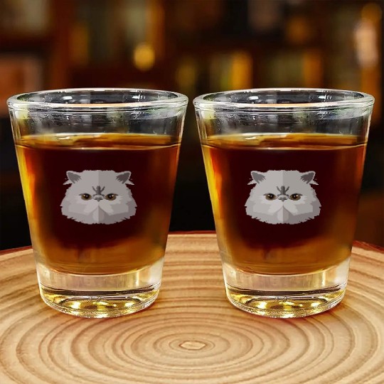 Cat face Shot Glasses