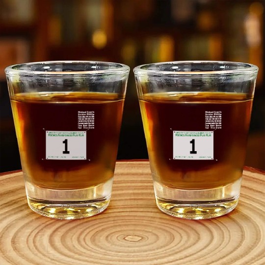 FUN RUN Michael Shot Glasses