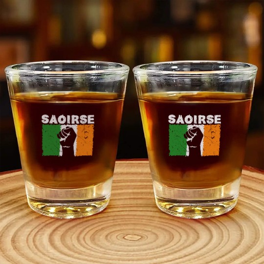 Saoirse Irish Republican Conservative Capitalist I Shot Glasses