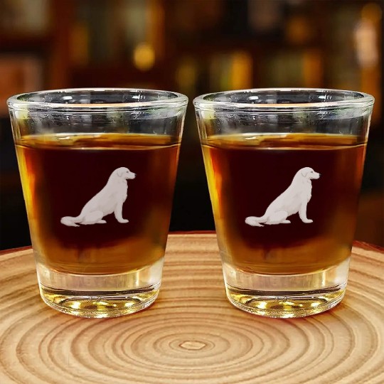 Great Pyrenees Shot Glasses