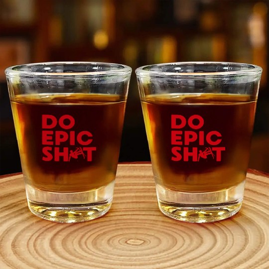 Do epic shit skiing mountains gift Shot Glasses