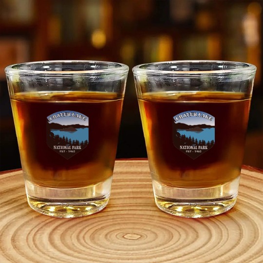 Crater Lake National Park Shot Glasses