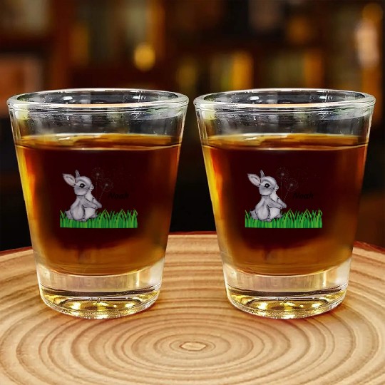 Hase Name Gift Noah Shot Glasses