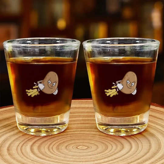 French Fries Potato Fries Shot Glasses