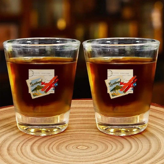 POSTAL CARD 4700x4700 Shot Glasses