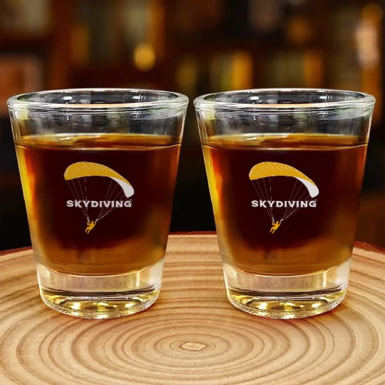 Skydiving Shot Glasses