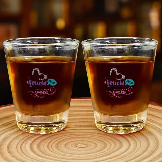 Follow Your Inner Mental Health Matters Vintage Shot Glasses
