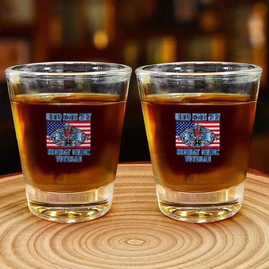 Combat Medic 4th Award Memorable Us Shot Glasses