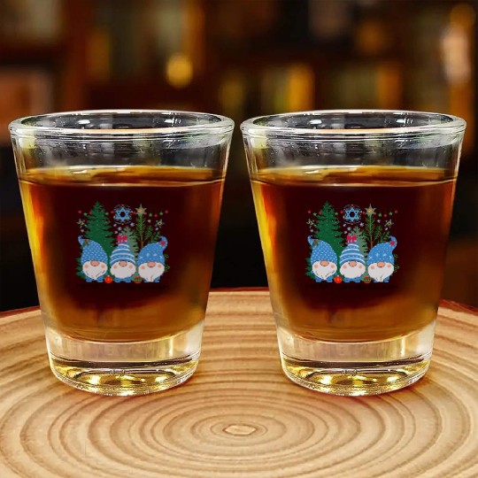 Merry Christmukkah, Jewish Christmas, Hanukkah Shot Glasses