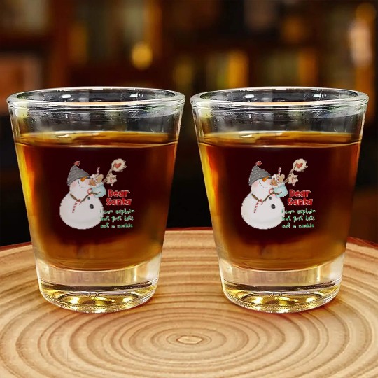 Dear Santa I can explain Shot Glasses