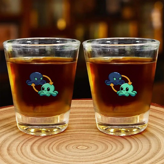 Reversible Octopus Emotional Switch Leisure Shot Glasses