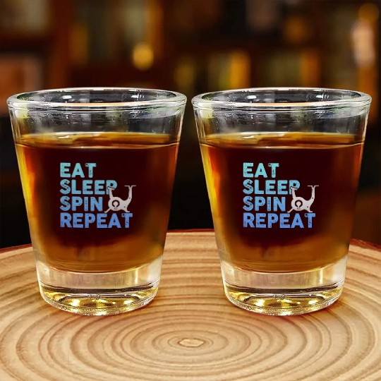 Spin And Indoor Cycling Apparel Shot Glasses
