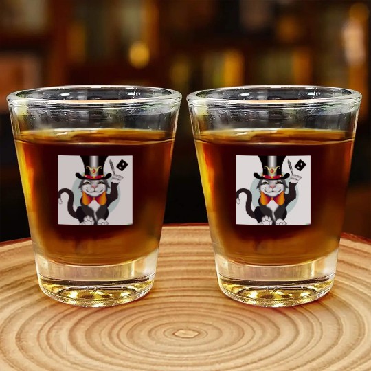 Cat joker Playing Cards | Gifts for Cat Lovers Shot Glasses