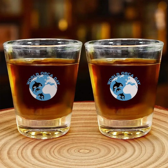 World Orca Day Shot Glasses