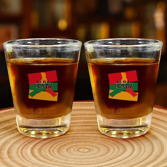black history month Shot Glasses