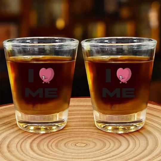 I Love Me 7 Shot Glasses