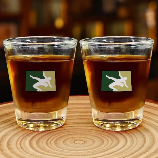 Colorado Wrestling Shot Glasses