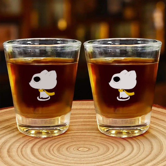 black white kittens 02 Shot Glasses
