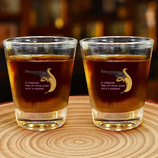 Jojo Banana Gun Shot Glasses