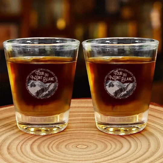 Tour Du Mont Blanc Gear European Hiking Trail Hike Shot Glasses