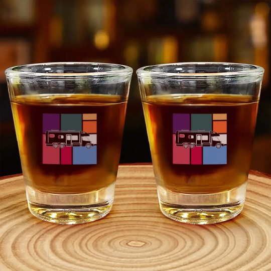 Vintage Camper – Retro Road Trip Shot Glasses
