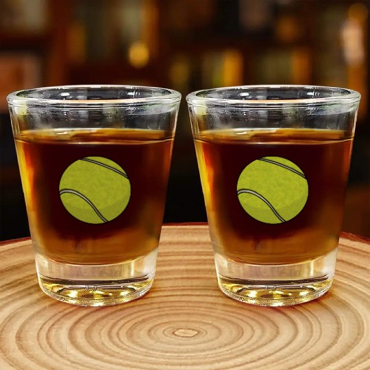 Tennis Ball Shot Glasses
