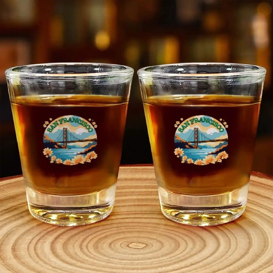 Golden Gate Bridge - San Francisco Shot Glasses