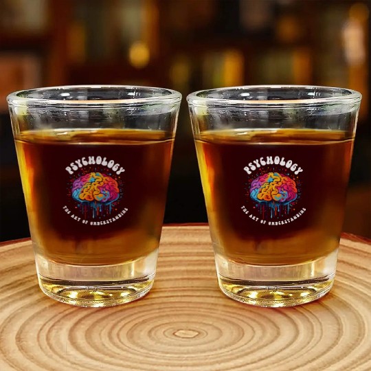 Psychologist Art Of Understanding Shot Glasses