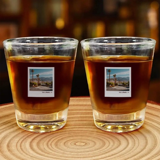 Mono Enterprises "Travels" Palm Springs #3 Shot Glasses