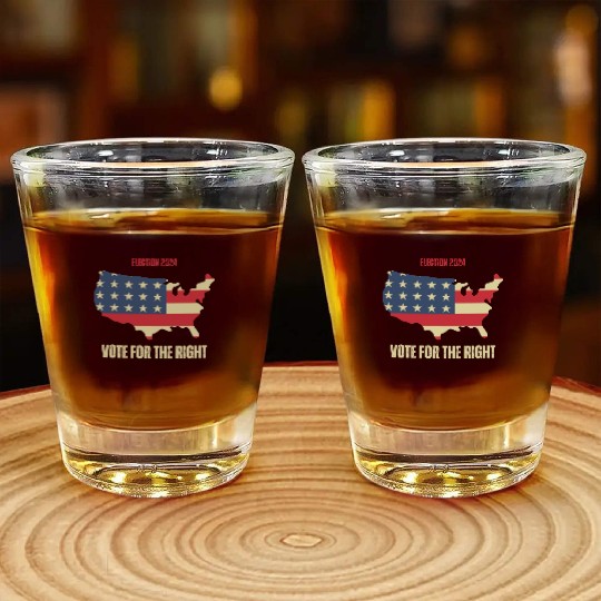Election USA - Vote for the Right Shot Glasses
