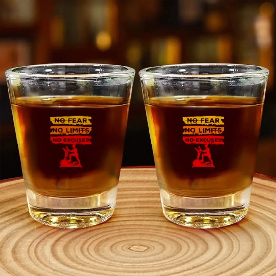 Training Cardio Health Lifestyle Shot Glasses