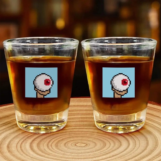 Pixel Big Brother Shot Glasses