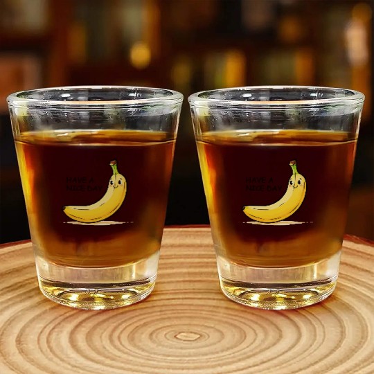 Happy Banana Shot Glasses