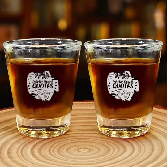 Rise & Grind – Motivational Quote Shot Glasses