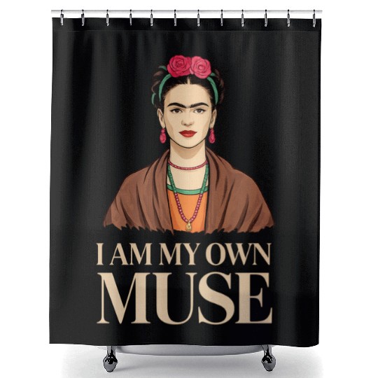 Frida Kahlo Inspirational Women' Day Design Shower Curtains
