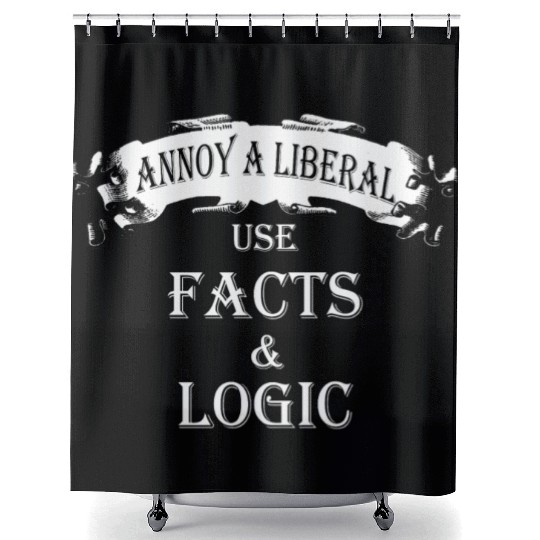 Anti liberals Shower Curtains - Annoy a liberal