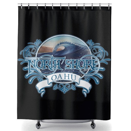 North Shore Oahu Shower Curtains