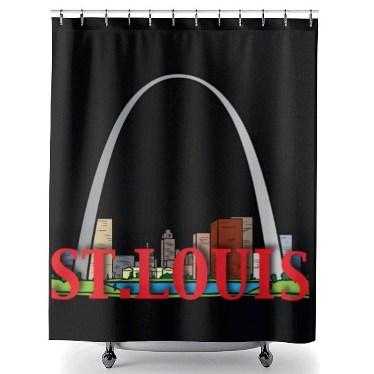 st louis Shower Curtains