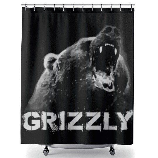 Grizzly Bear Shower Curtains