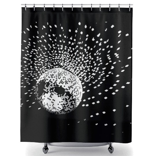 Disco ball Shower Curtains