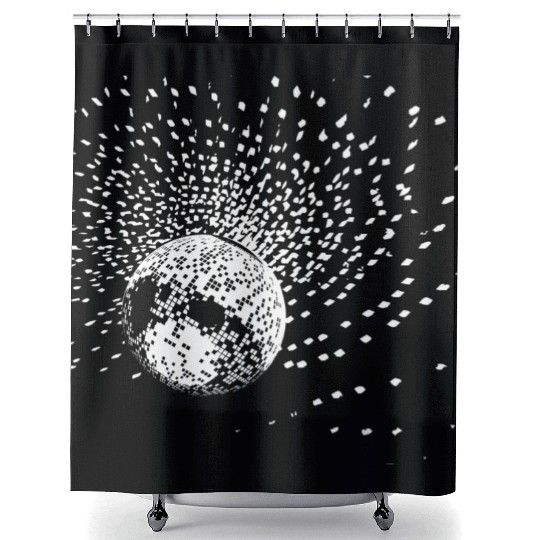 Disco ball Shower Curtains