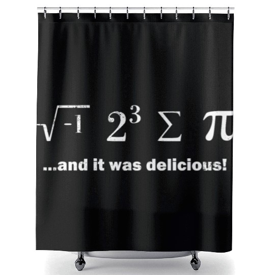 I Ate Some Pie And It Was Delicious Shower Curtains