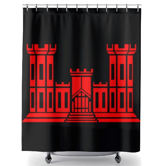 US Combat Engineer Shower Curtains