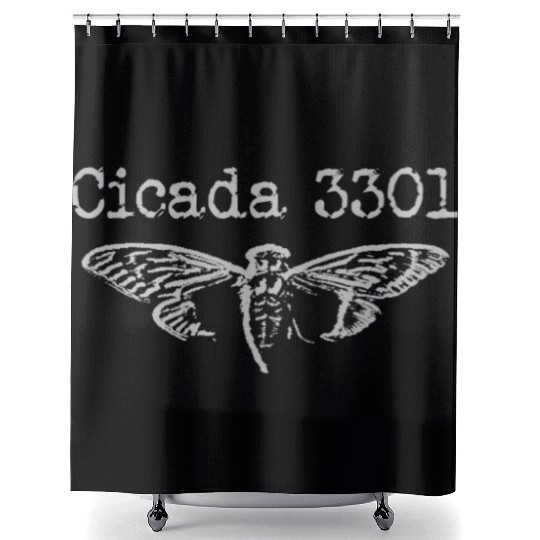 Cicada 3301 Shower Curtains