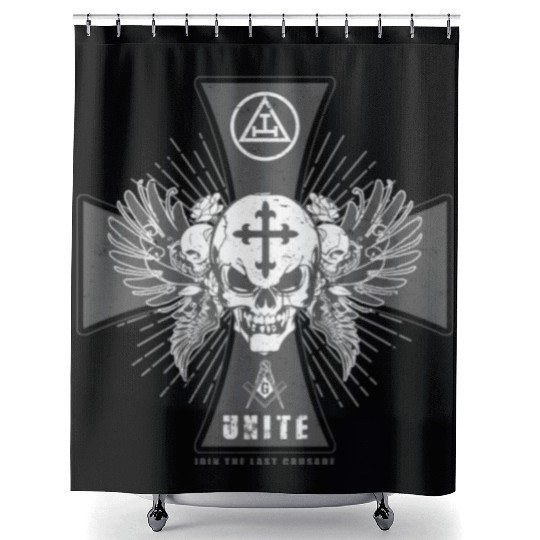 Knights Templar - Join The Last Crusade Infidel Shower Curtains