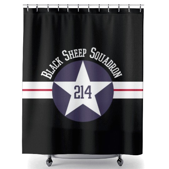 Black Sheep Squadron Shower Curtains
