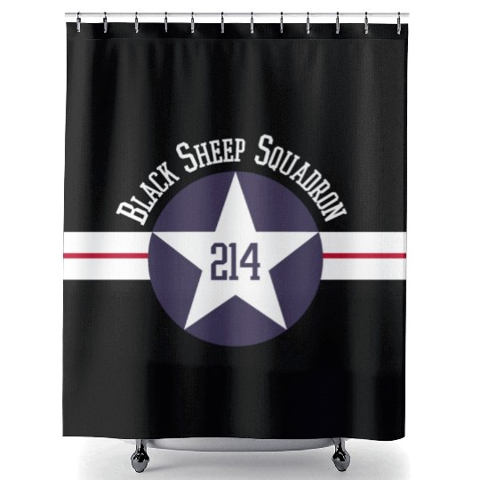 Black Sheep Squadron Shower Curtains