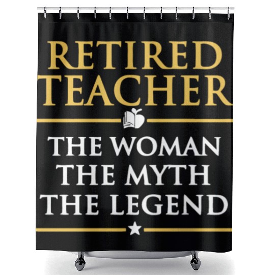 Retired Teacher Shower Curtains