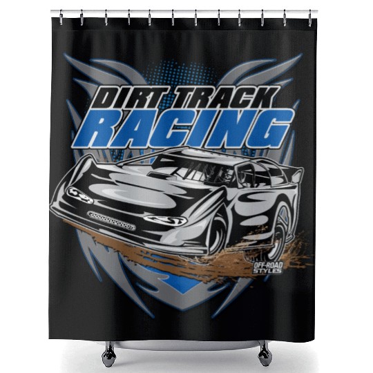 Modified Car Racer Shower Curtains